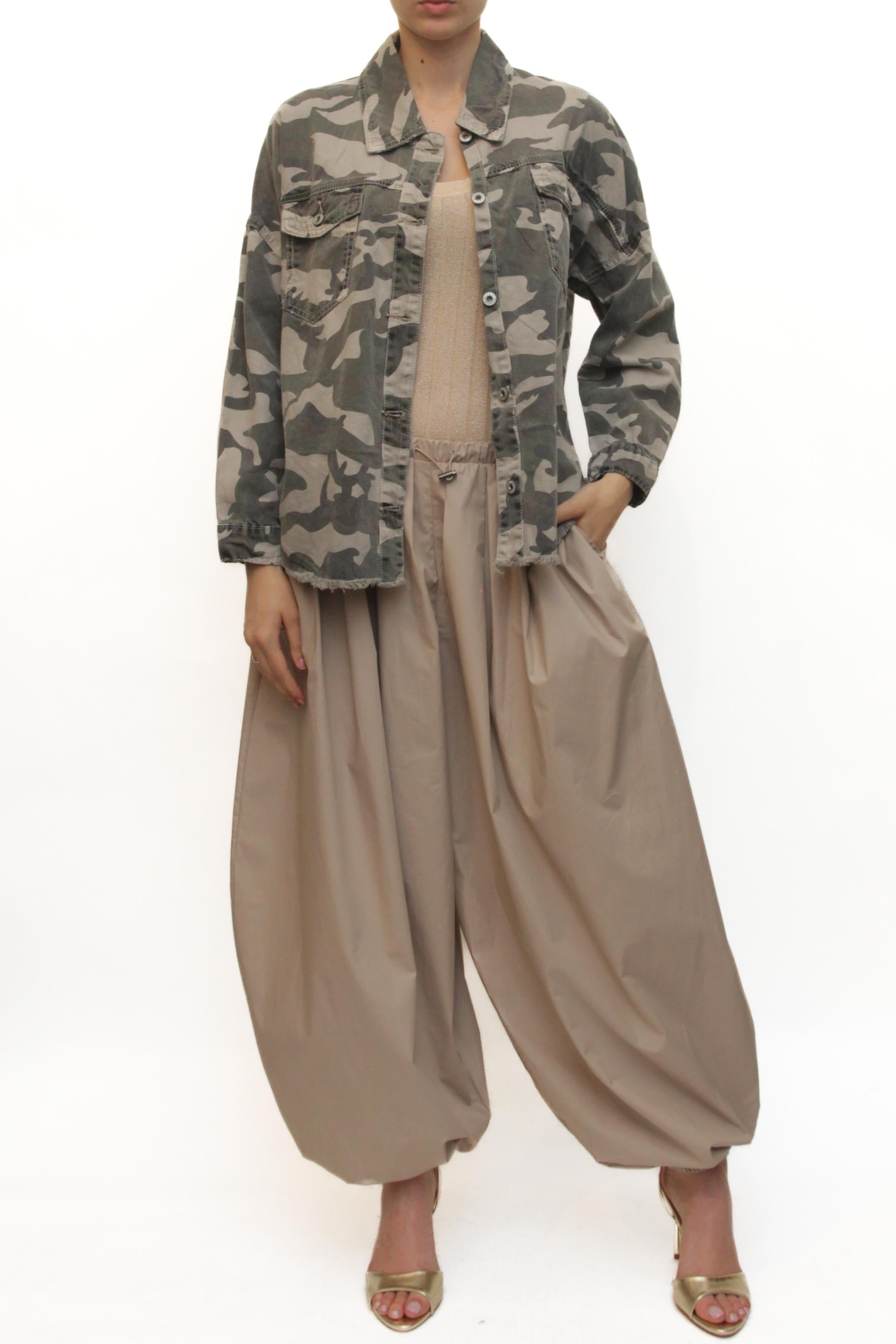 LEVH - camicia Catania - CAMOUFLAGE GRIGIO