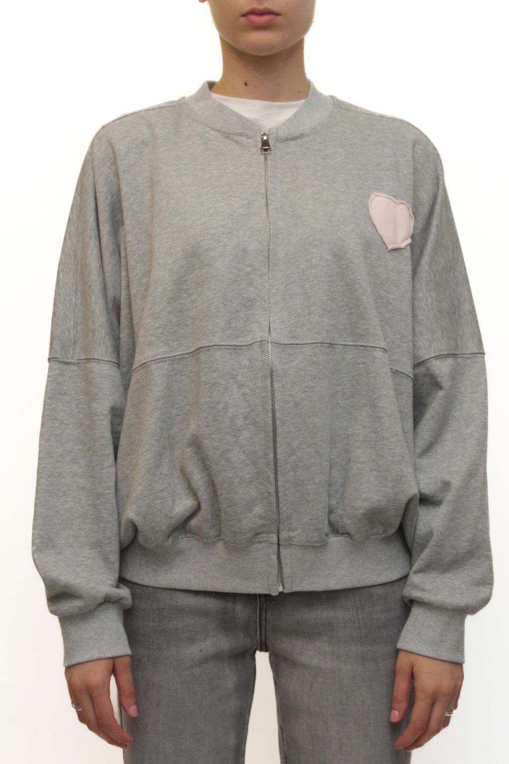 LEVH - Felpa Flora - GRIGIO CHIARO
