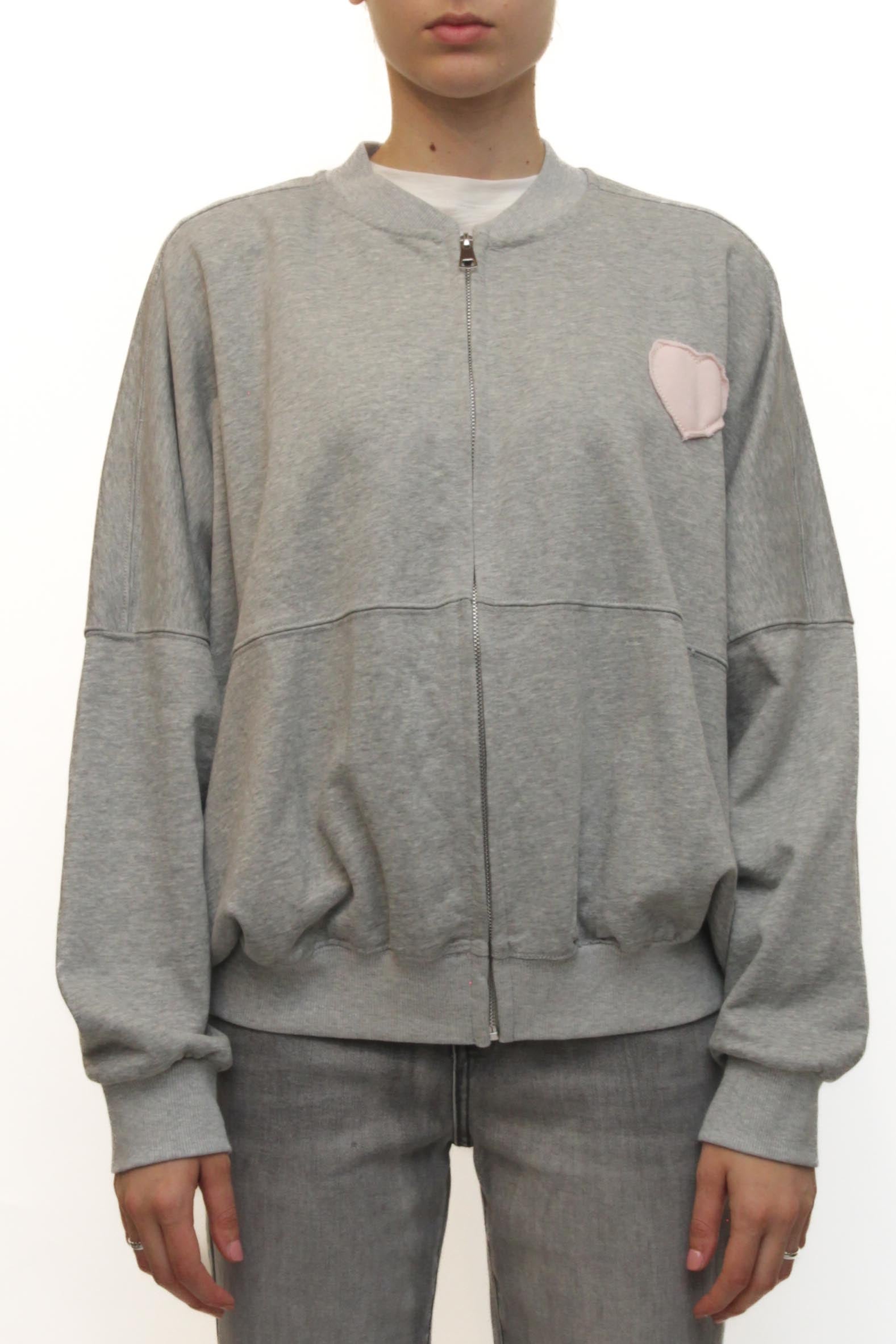 LEVH - Felpa Flora - GRIGIO CHIARO