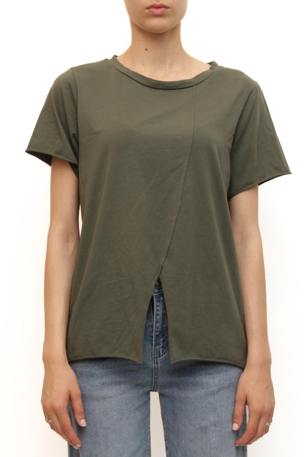 LEVH - T-shirt Trish - MILITARE