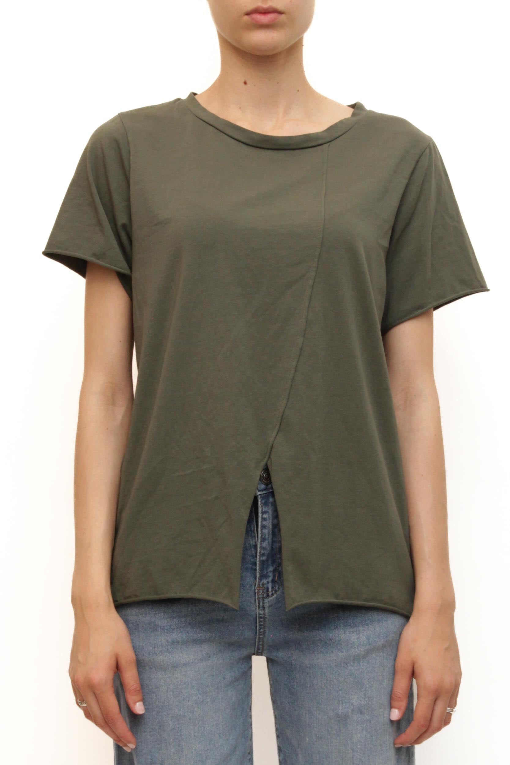 LEVH - T-shirt Trish - MILITARE