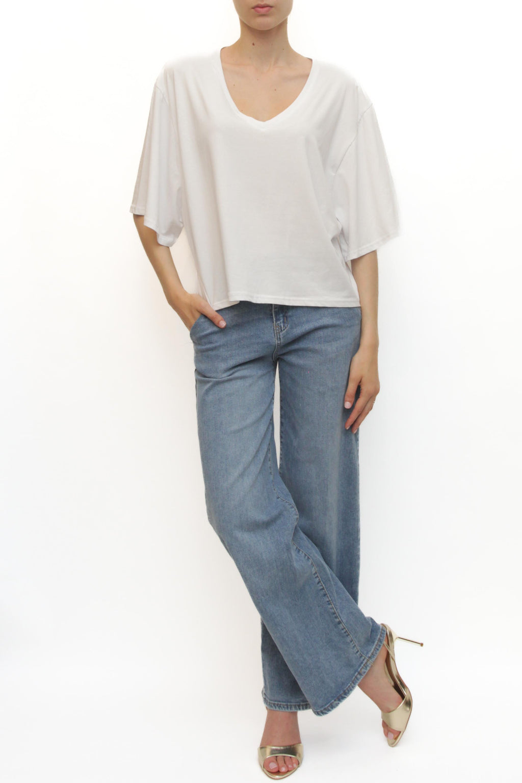 LEVH - T-shirt Tasha - BIANCO