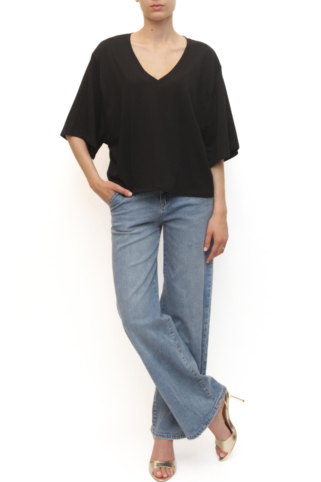 LEVH - T-shirt Tasha - NERO