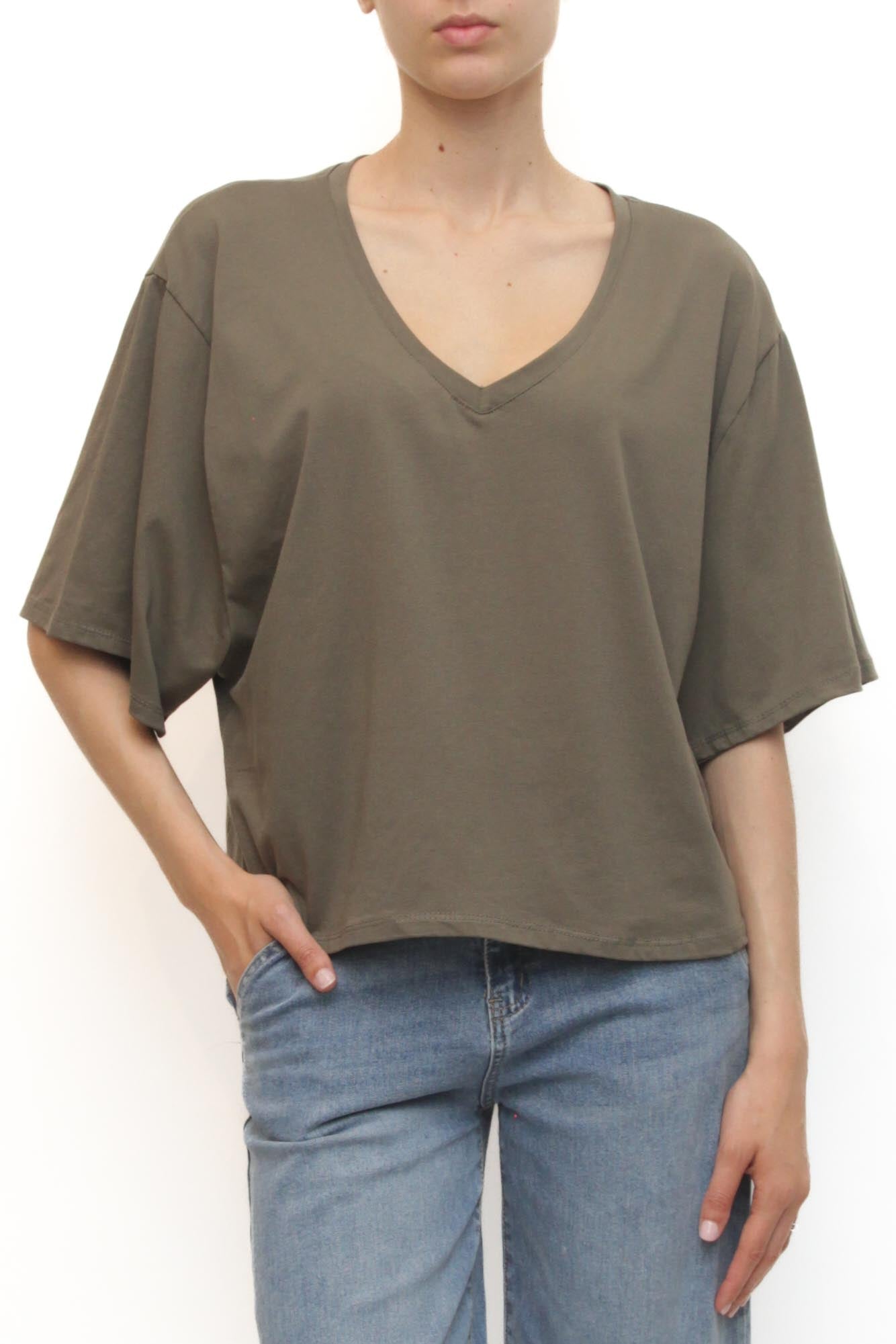 LEVH - T-shirt Tasha - MILITARE