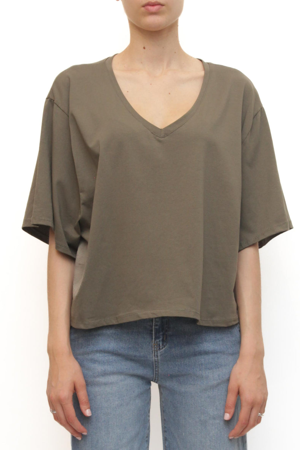 LEVH - T-shirt Tasha - MILITARE