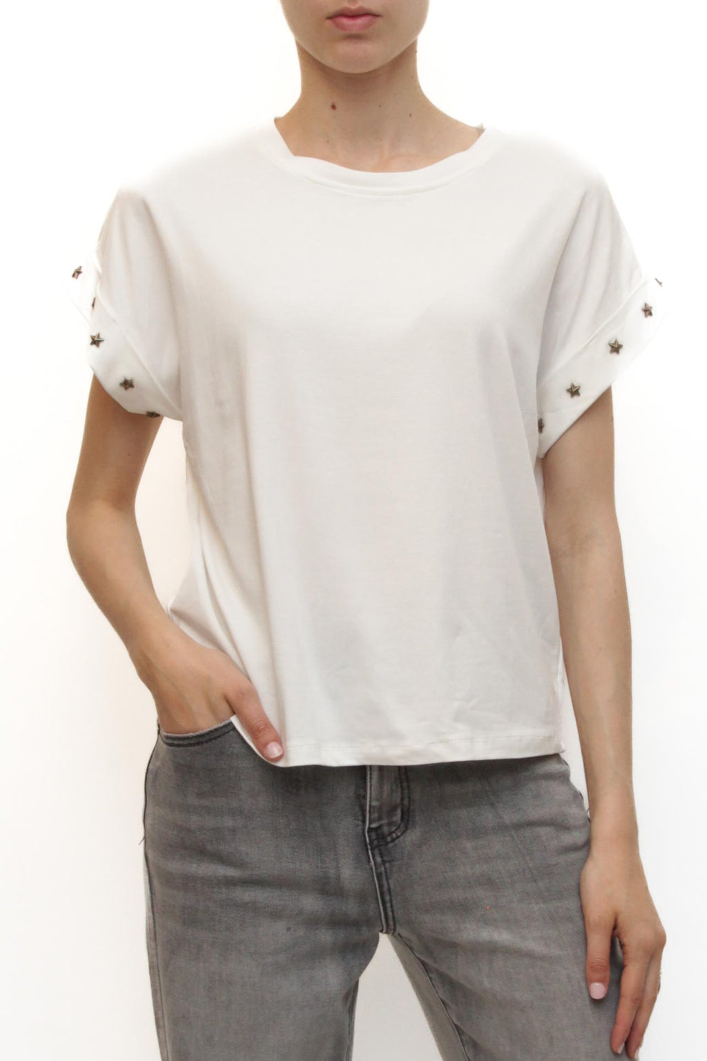LEVH - T-shirt Tatum - BIANCO