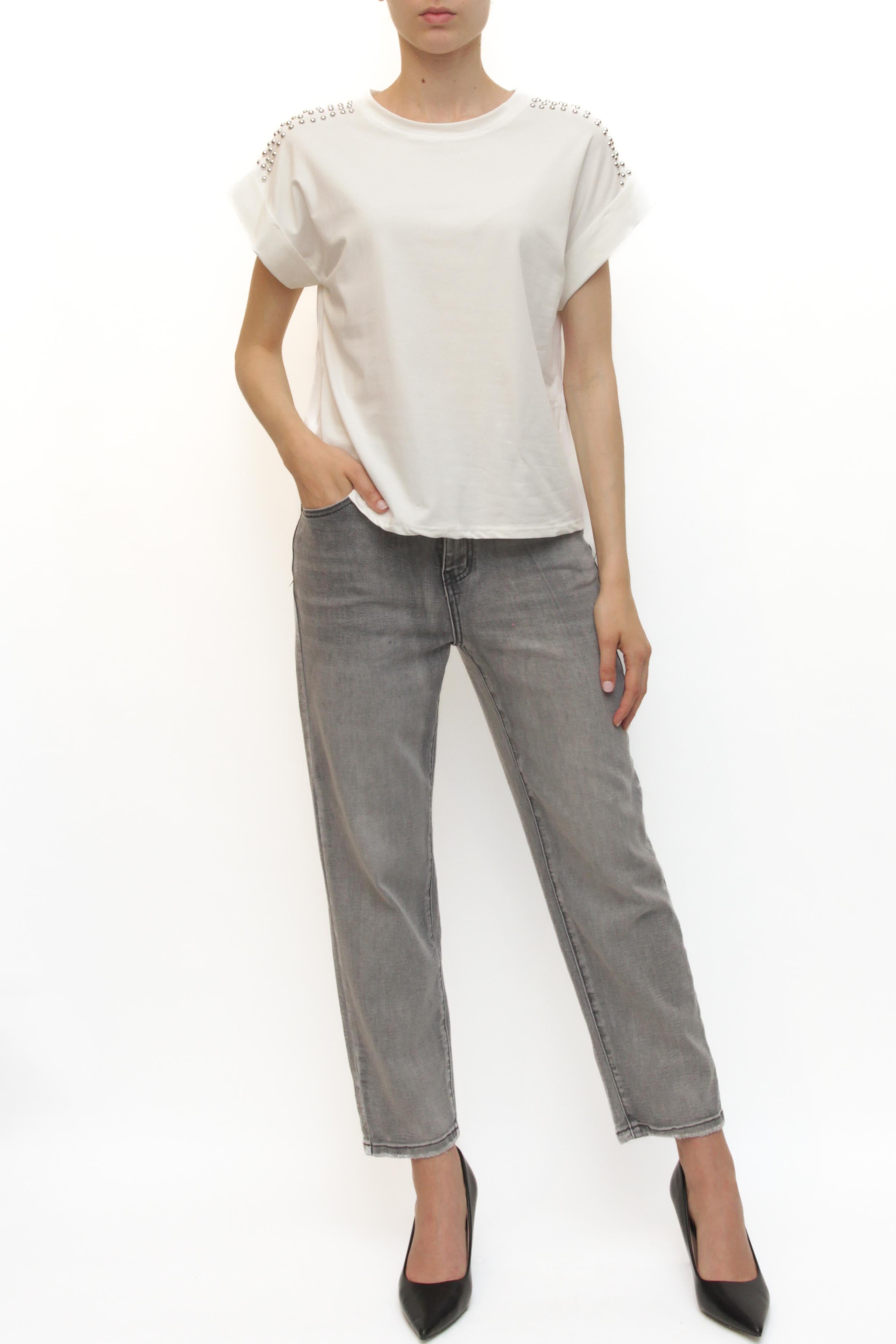 LEVH - T-shirt Tania - BIANCO