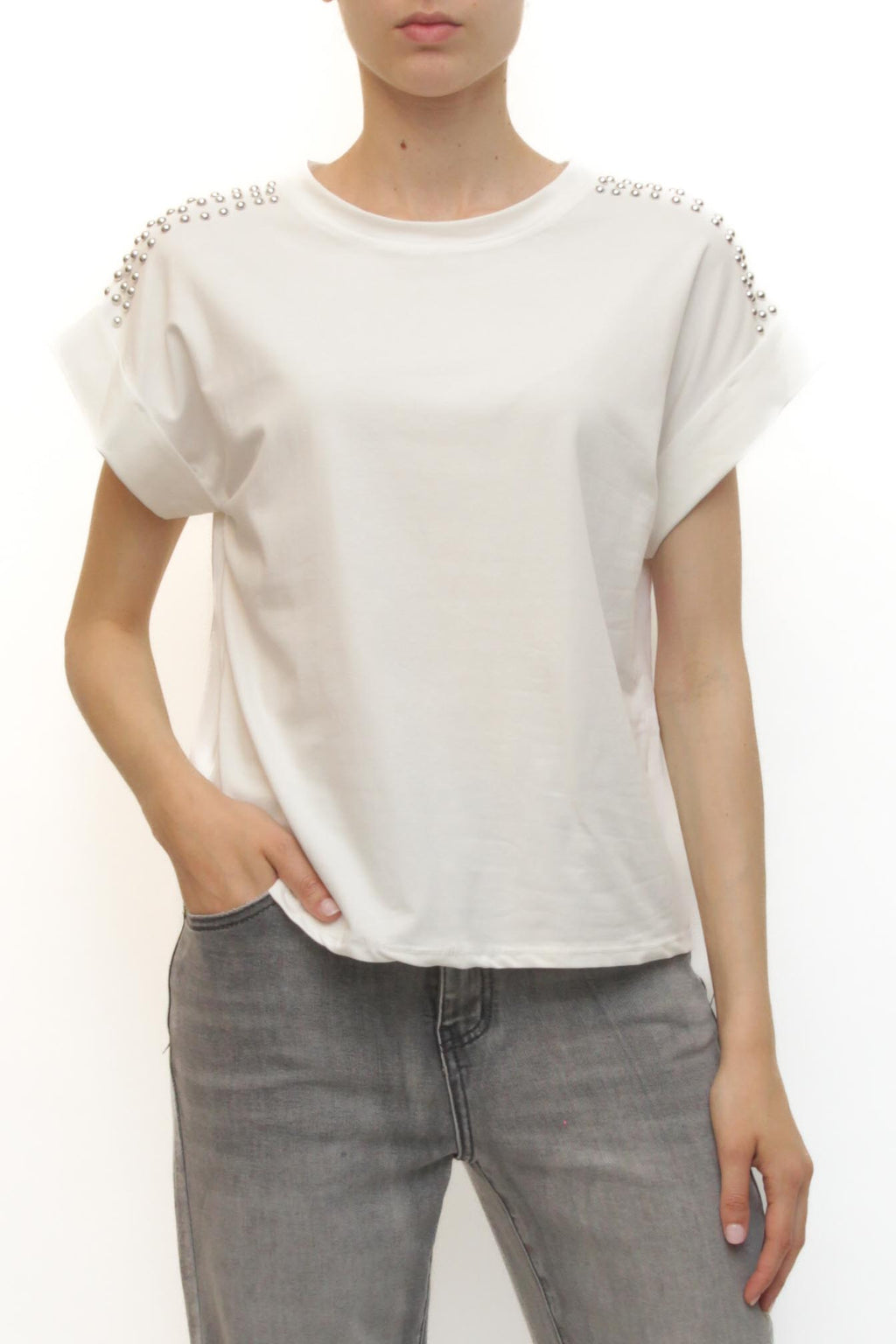 LEVH - T-shirt Tania - BIANCO