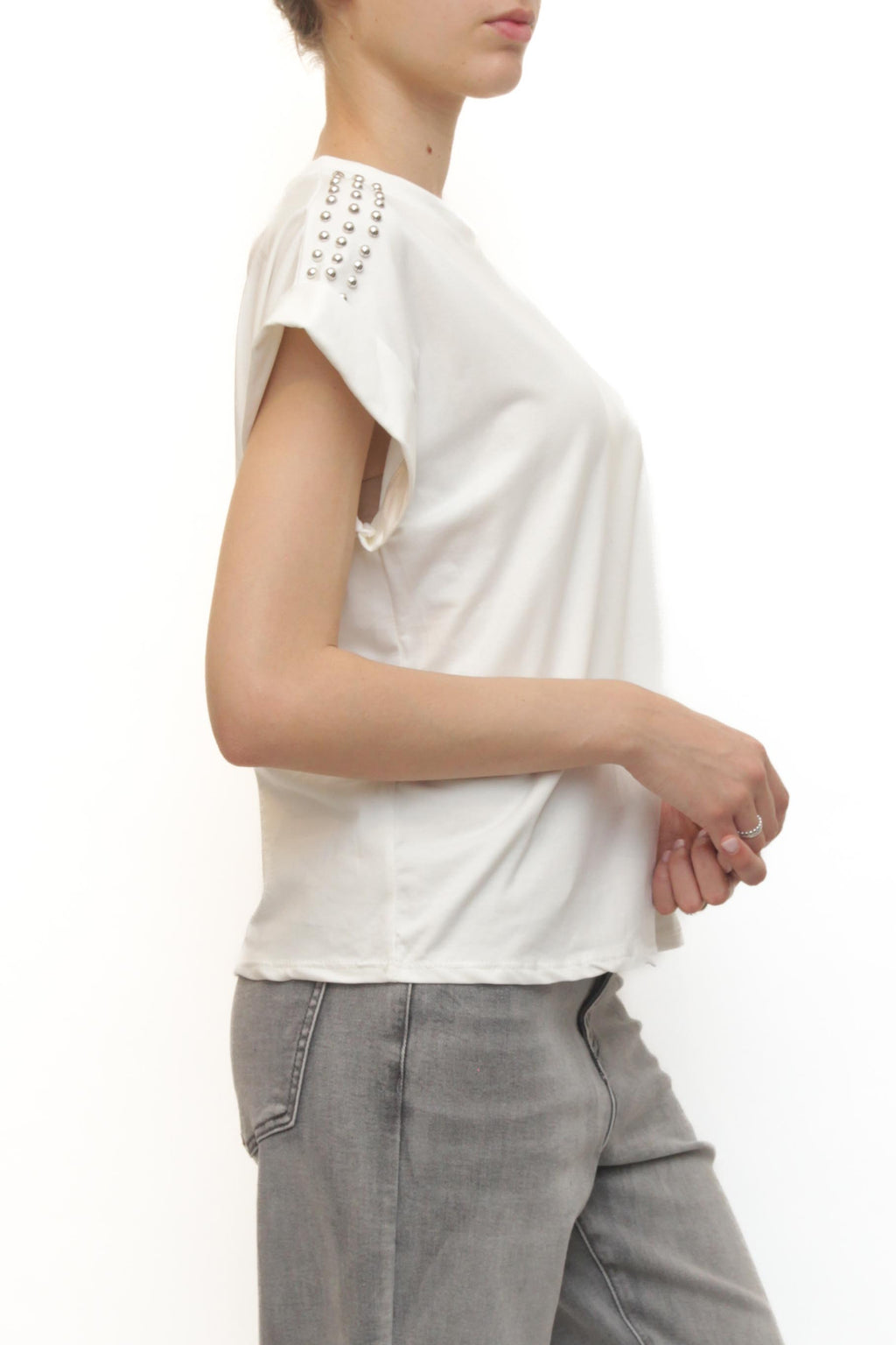 LEVH - T-shirt Tania - BIANCO