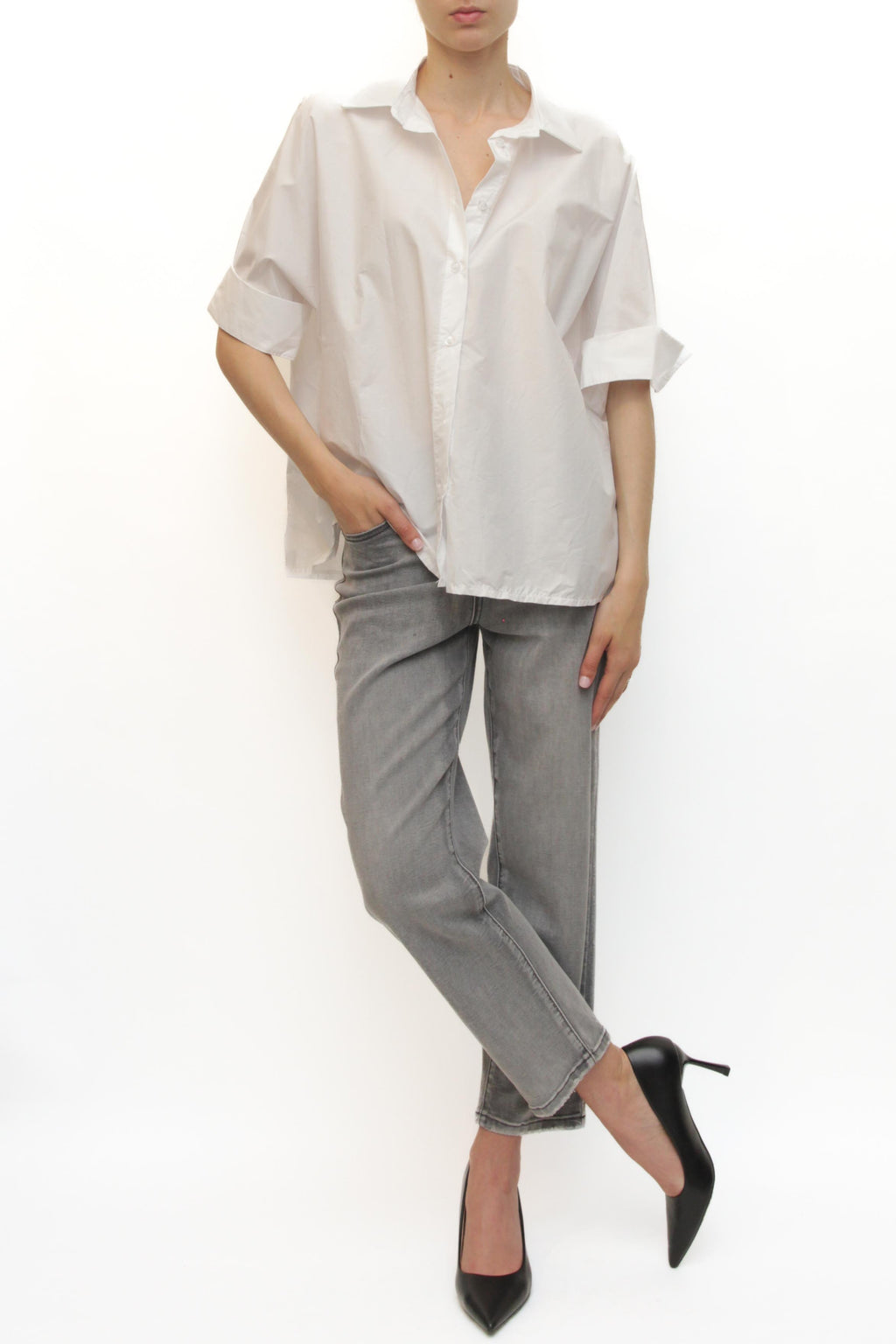 LEVH - Camicia Cartum - BIANCO