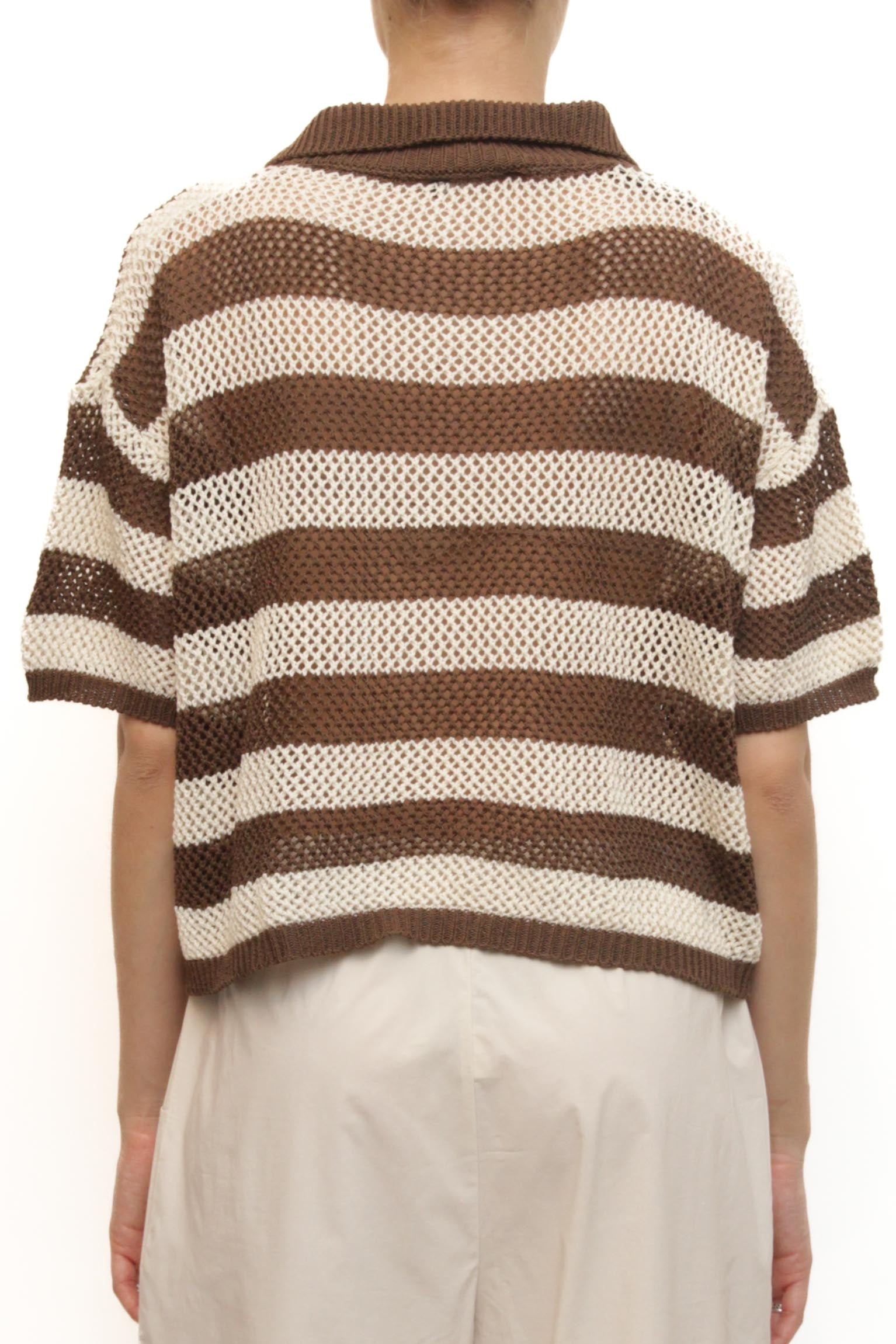 LEVH - Cardigan Carolina - RIGA PANNA/MOKA
