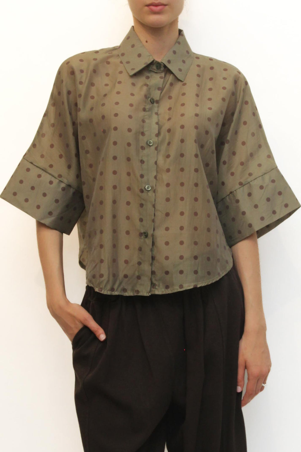 LEVH - Camicia Crane - MILITARTE POIS M