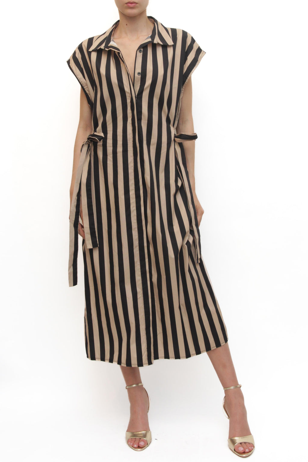 LEVH - Abito Alexane - RIGA BEIGE/NERO