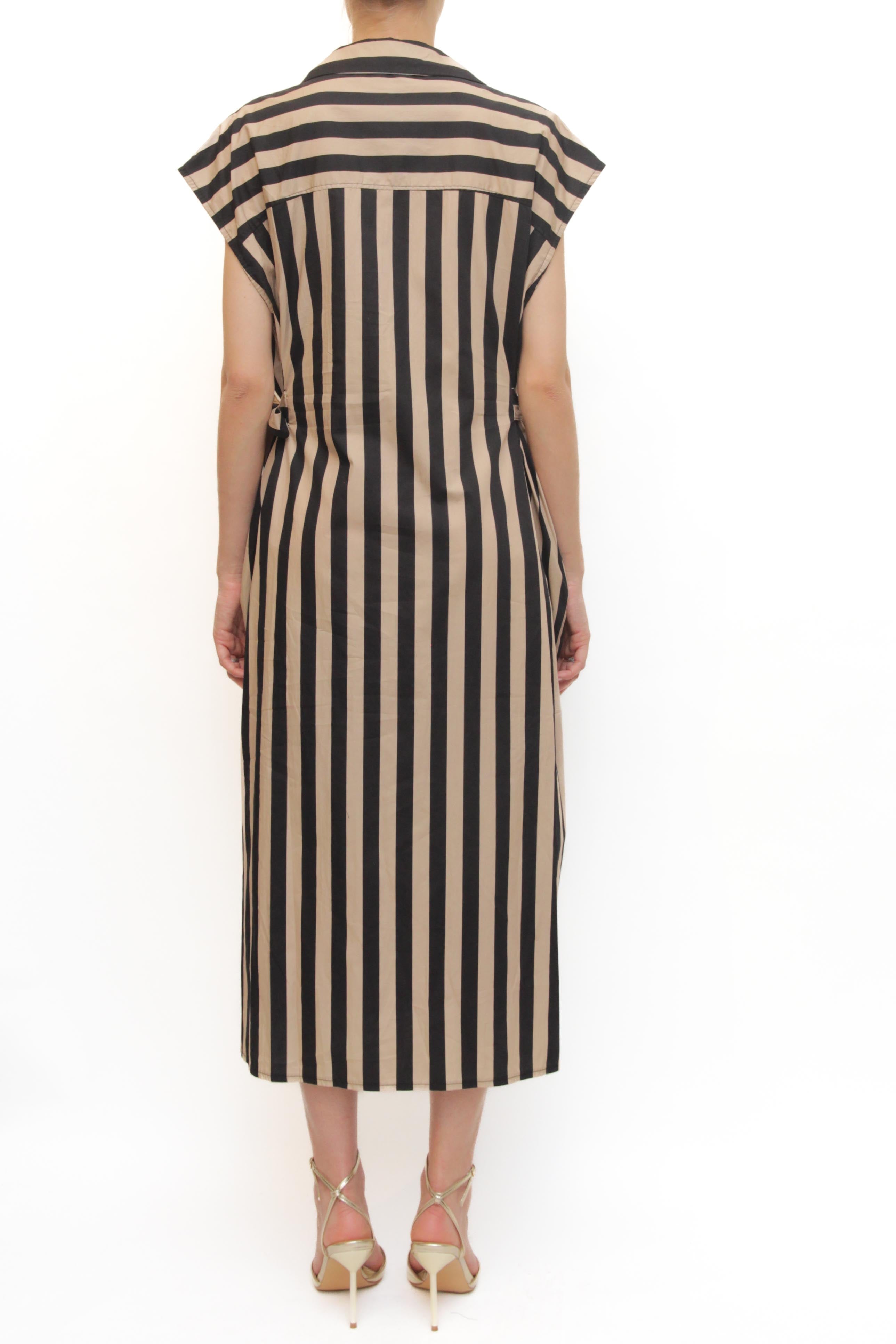 LEVH - Abito Alexane - RIGA BEIGE/NERO