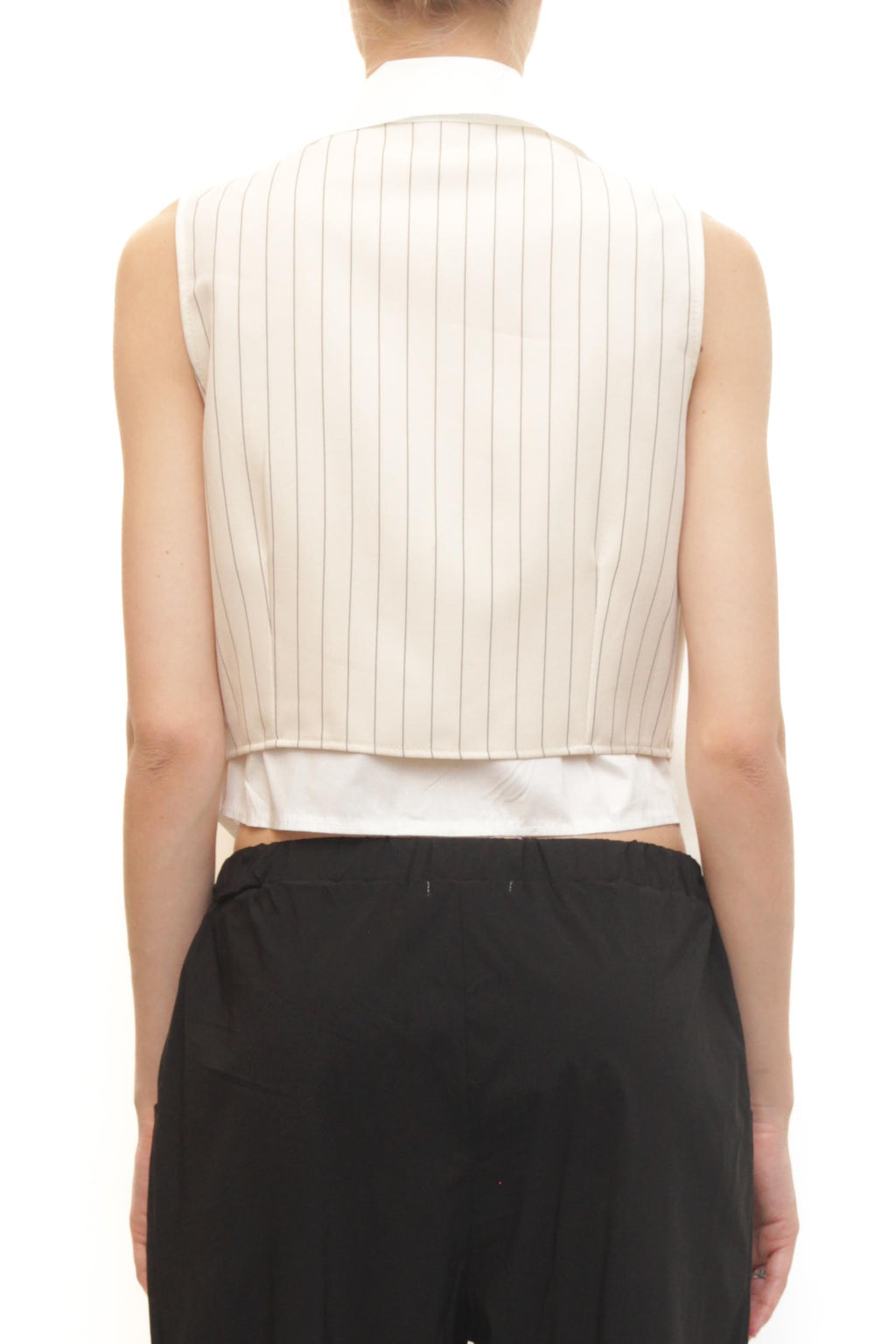 LEVH - Gilet Georgette - BEIGE RIGA NERO