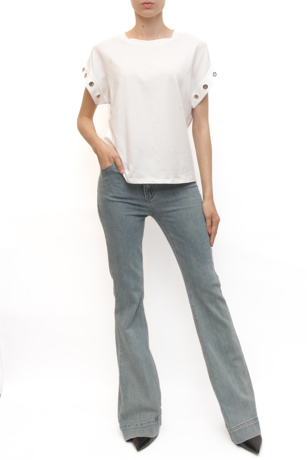 LEVH - T-shirt Tori - BIANCO