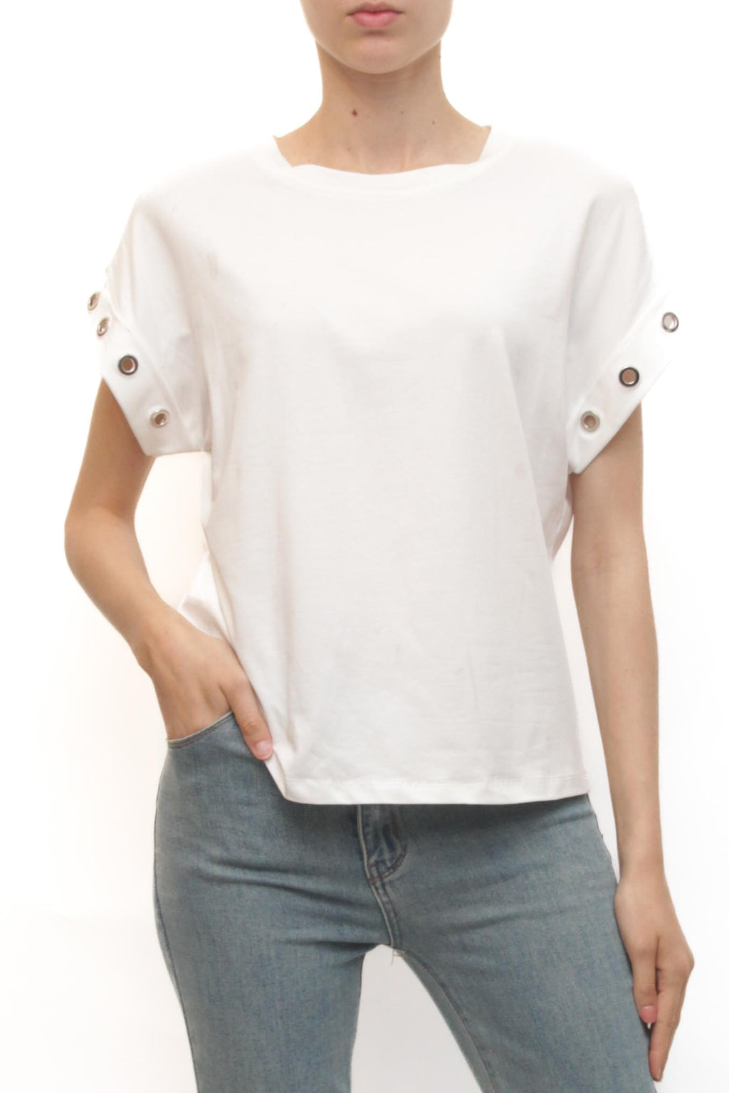 LEVH - T-shirt Tori - BIANCO