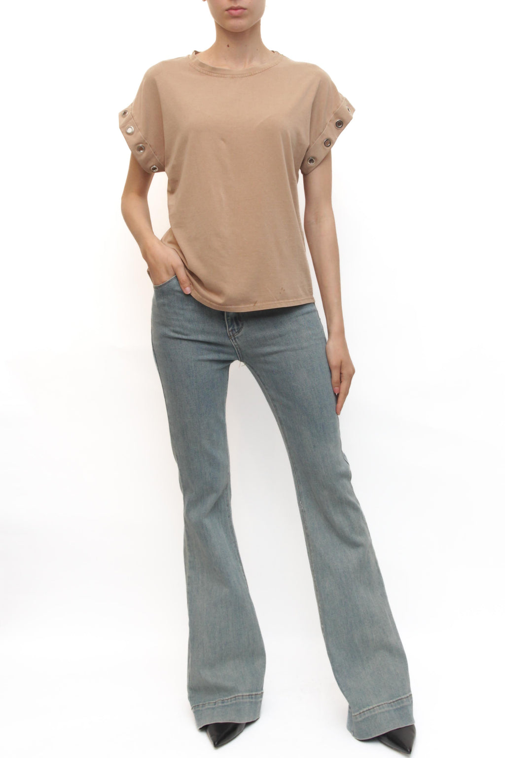 LEVH - T-shirt Tori - BEIGE