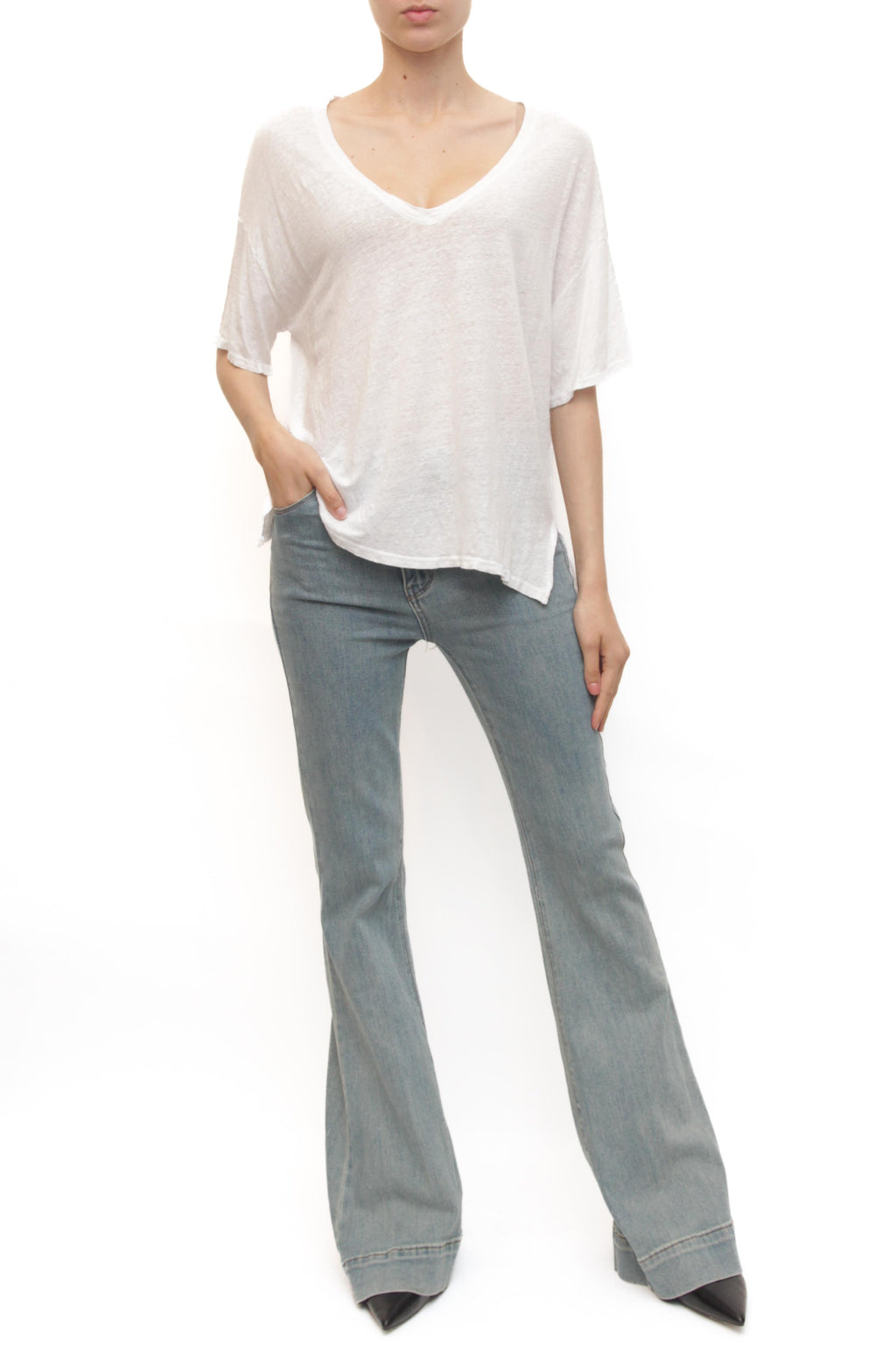 LEVH - T-shirt Tamzen - BIANCO