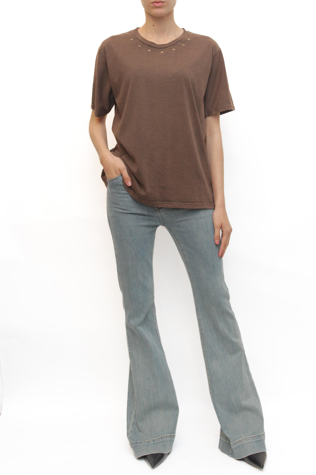 LEVH - T-shirt Tara - MARRONE