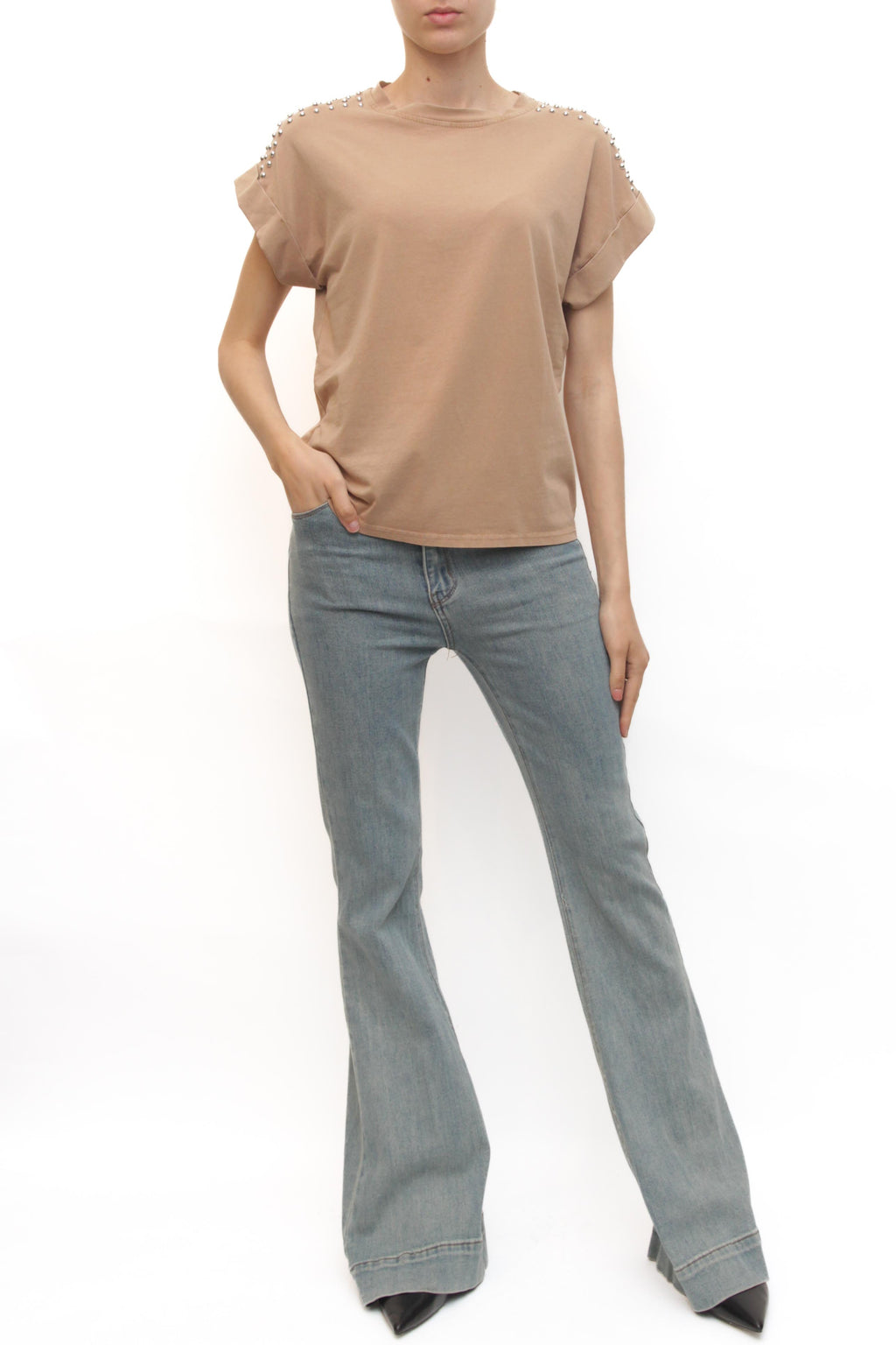 LEVH - T-shirt Tania - BEIGE