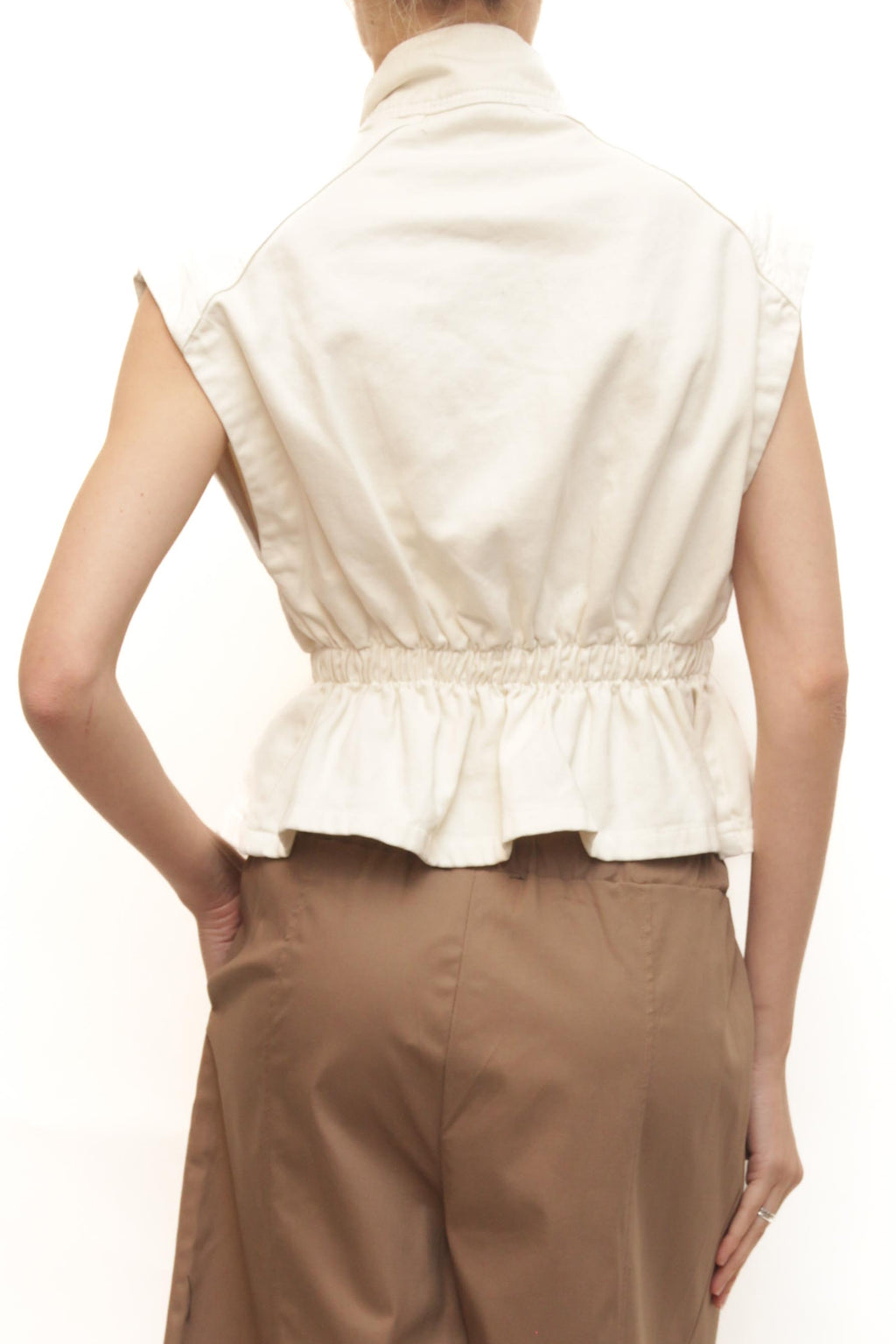 LEVH - Gilet Gracie - DENIM BIANCO