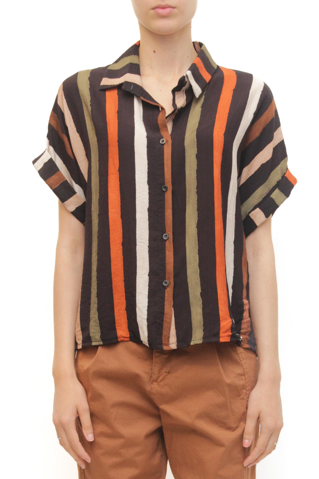 LEVH - Camicia Corgy - Riga MULTICOLOR