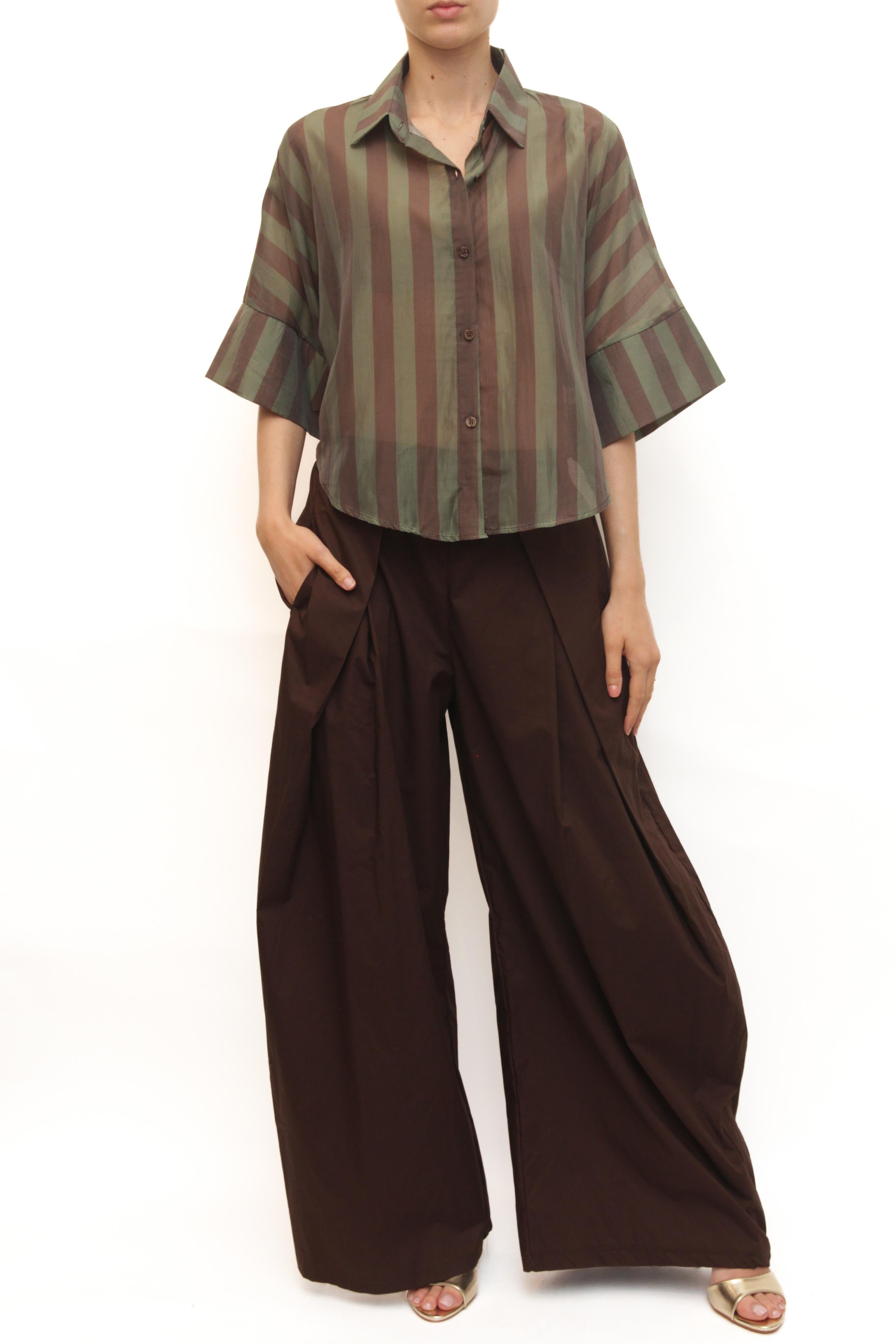 LEVH - Pantalone Prue - MARRONE