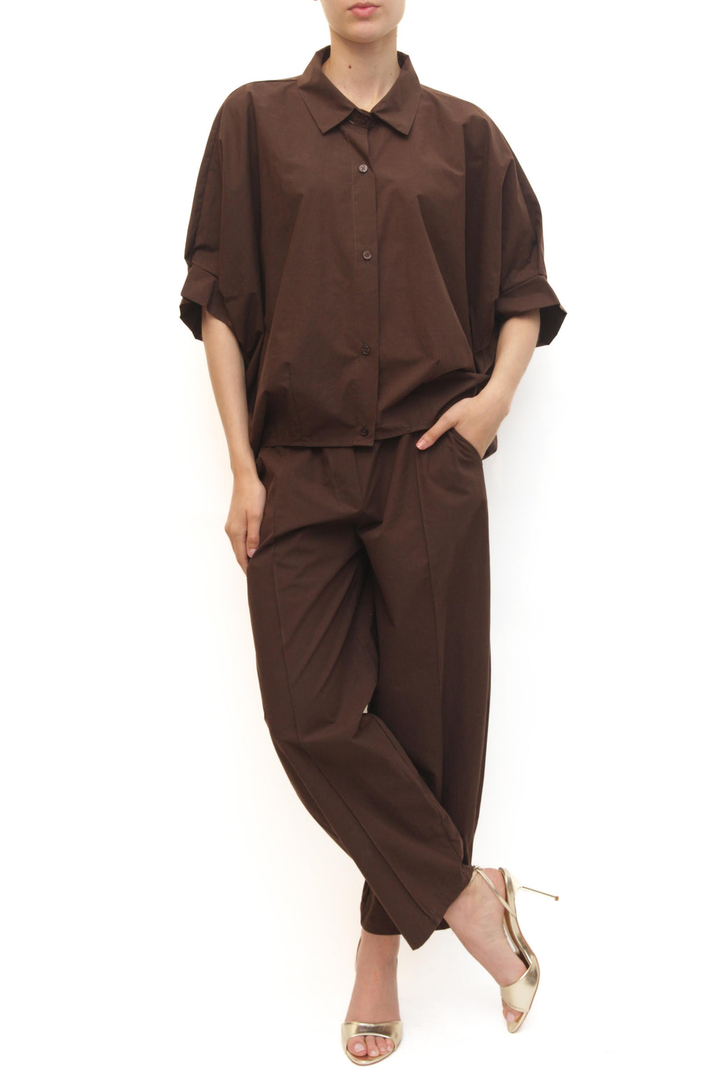 LEVH - Pantalone Patrak - MARRONE