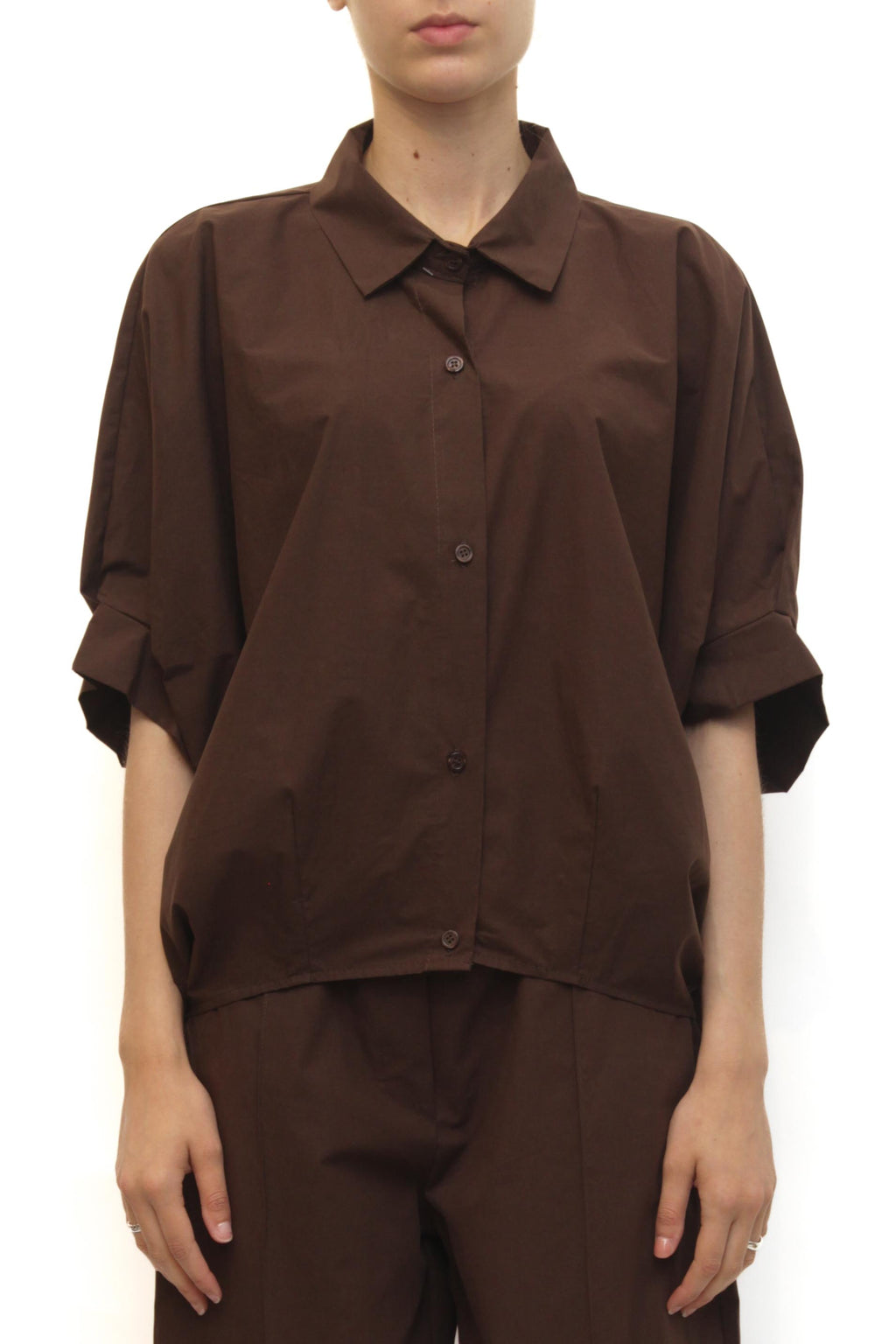 LEVH - Camicia Carana - MARRONE
