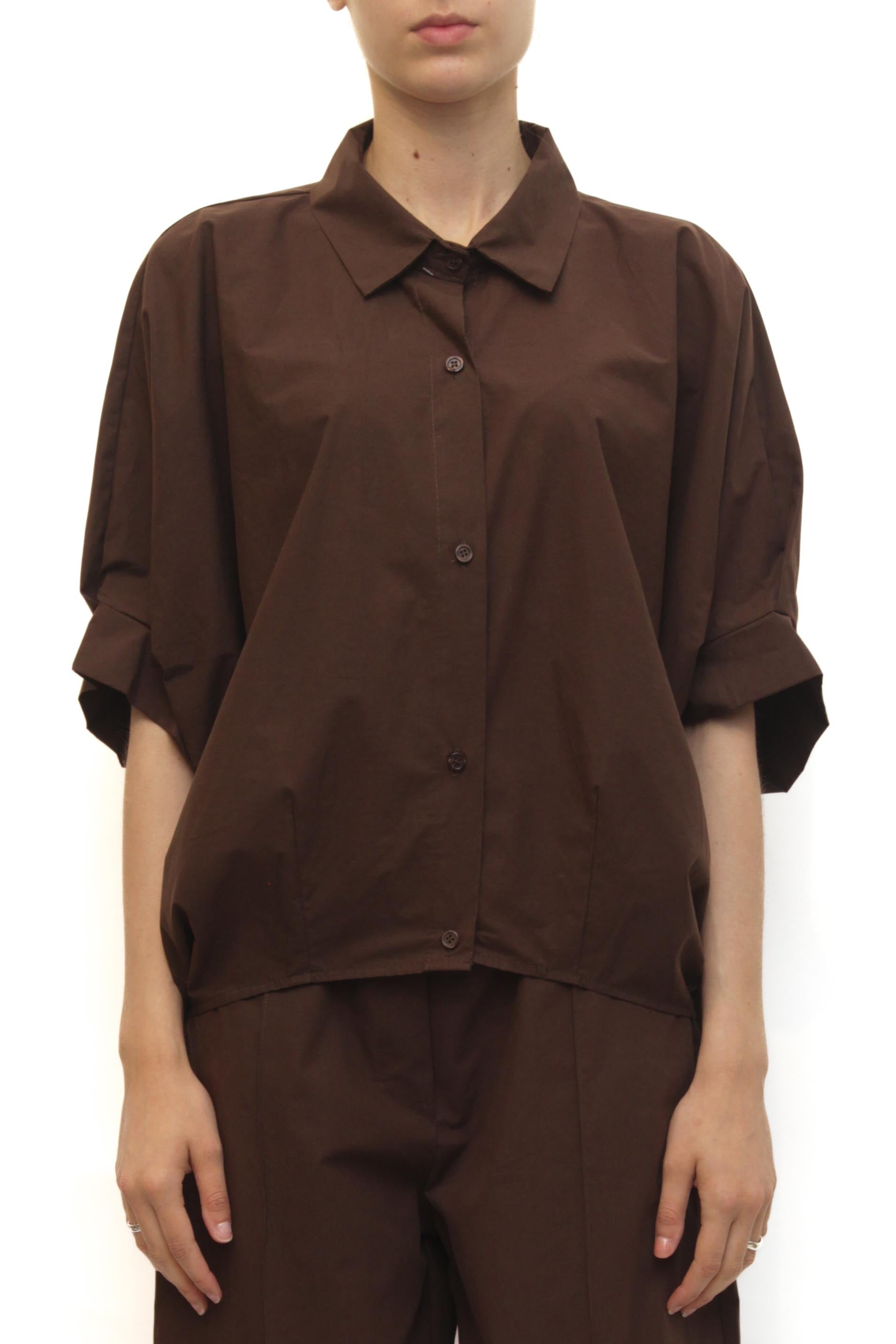 LEVH - Camicia Carana - MARRONE