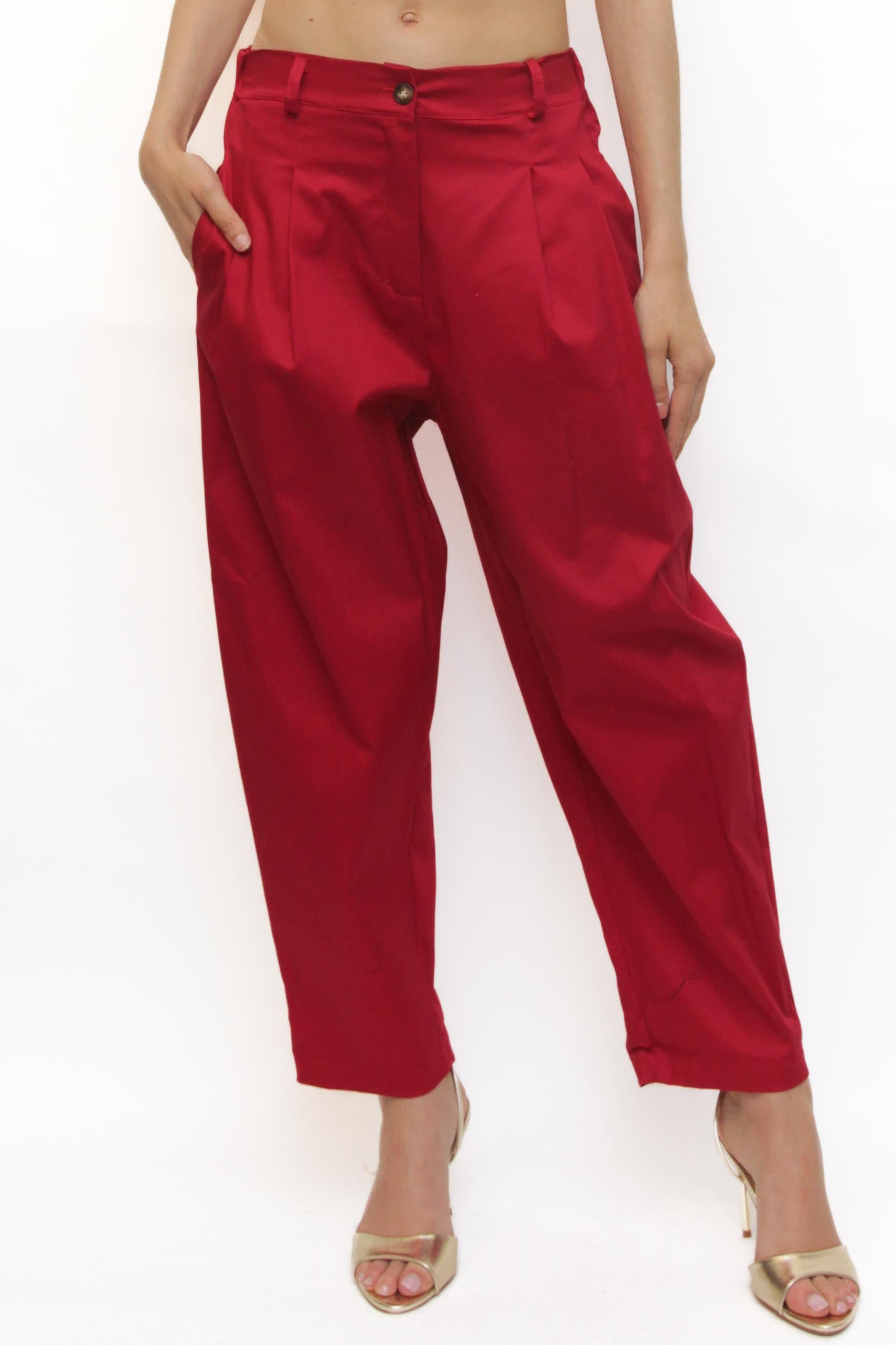 LEVH - Pantalone Palmas - ROSSO