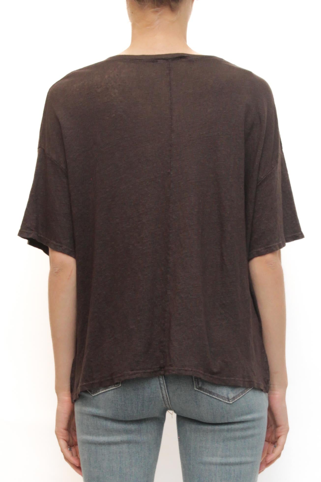 LEVH - T-shirt Tamzen - MARRONE