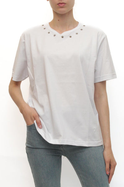 LEVH - T-shirt Tara - BIANCO