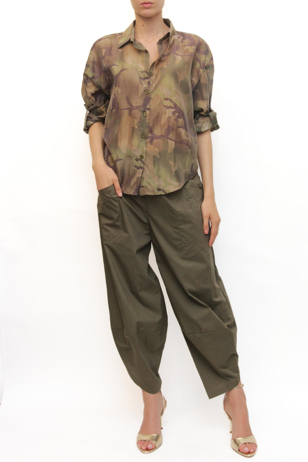 LEVH - Pantalone Pantin - VERDE