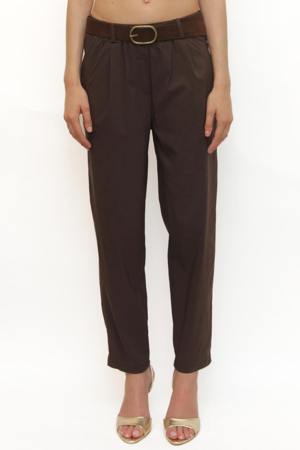 LEVH - Pantalone Poissy - MARRONE