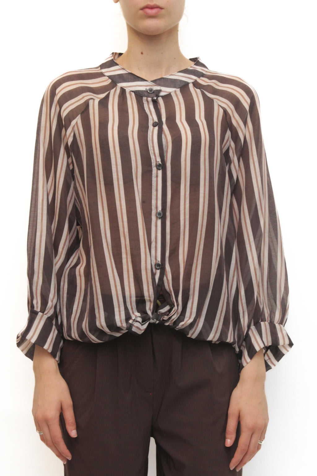 LEVH - Camicia Canach - Riga nero/tab/pan