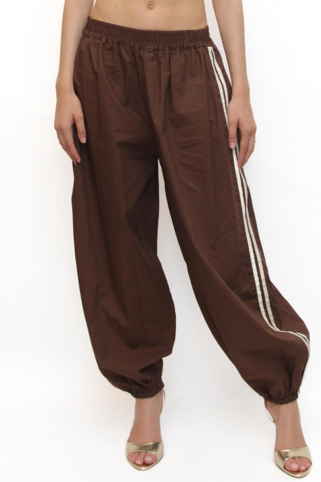 LEVH - Pantalone Phebe - MARRONE