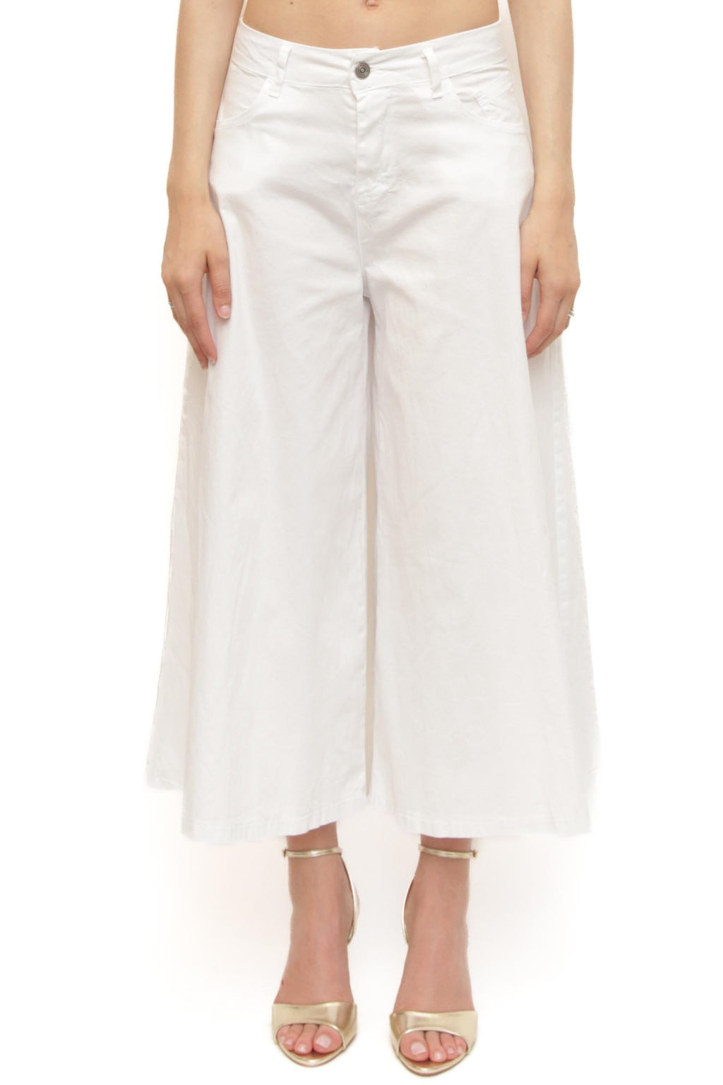 LEVH - Pantalone Perkly - BIANCO