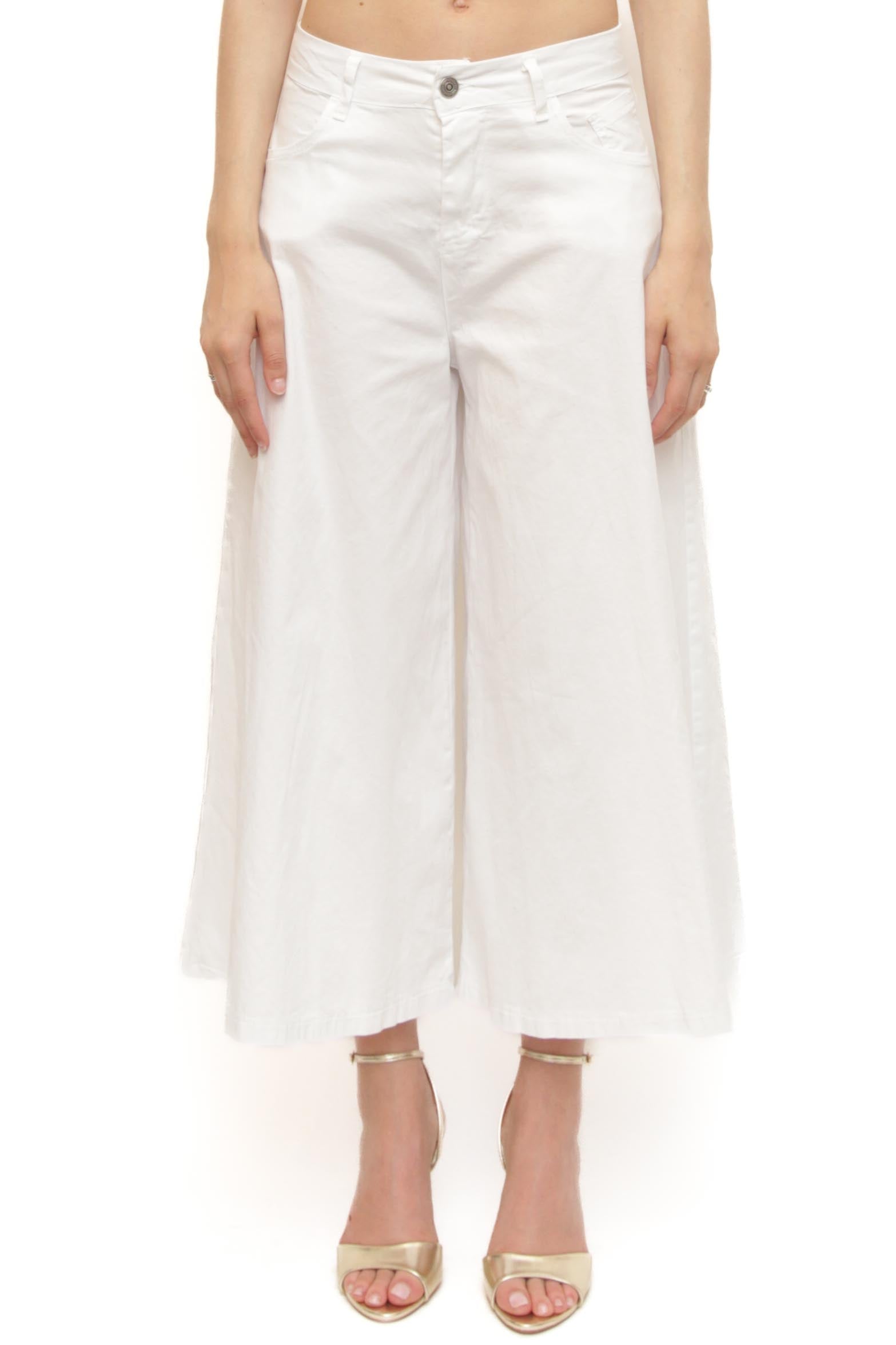 LEVH - Pantalone Perkly - BIANCO
