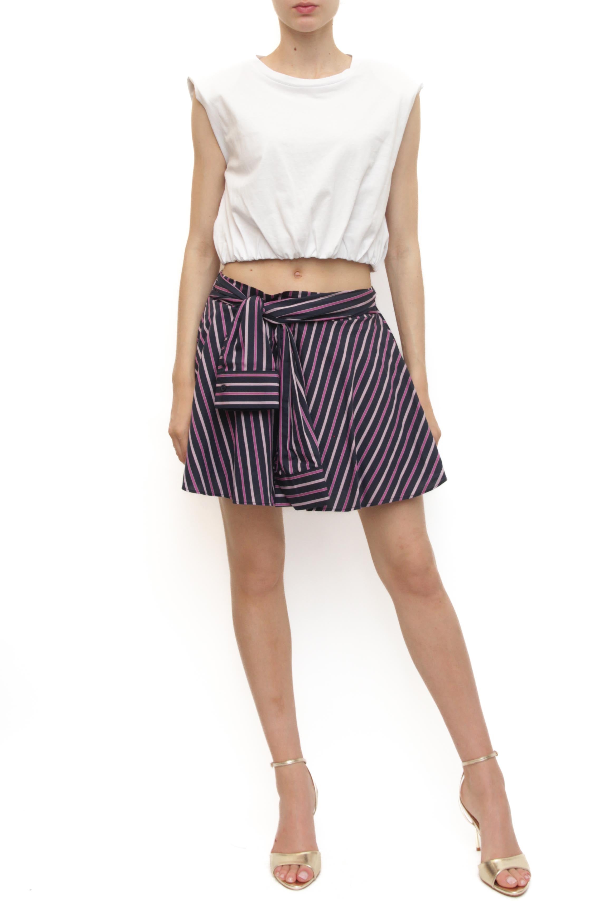 LEVH - Shorts Sara - Riga blu/rosa/fucsia