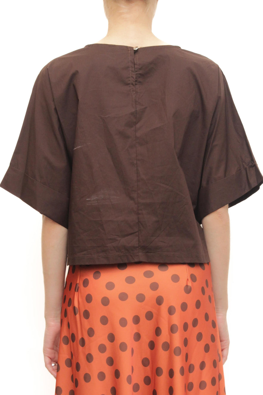 LEVH - Blusa Bertha - MARRONE