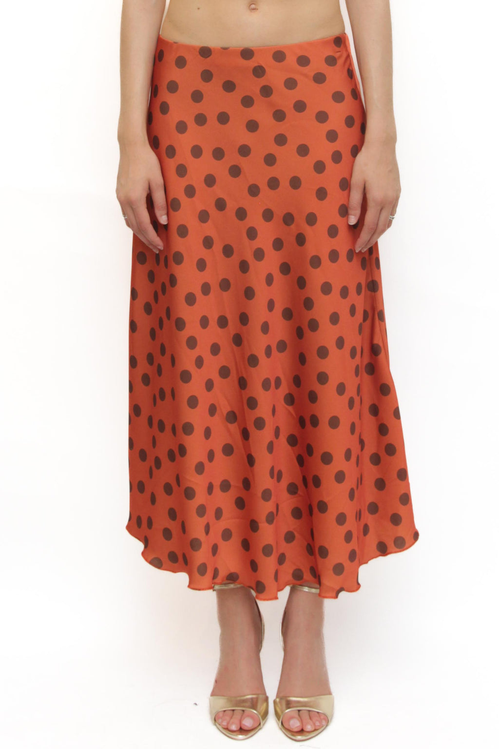 LEVH - Gonna Gardez - Arancio pois marrone