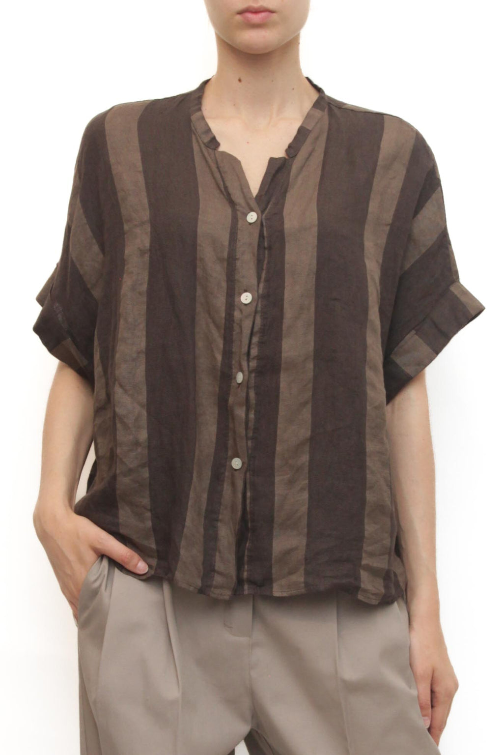 LEVH - Camicia Clermont - Riga militare/moro