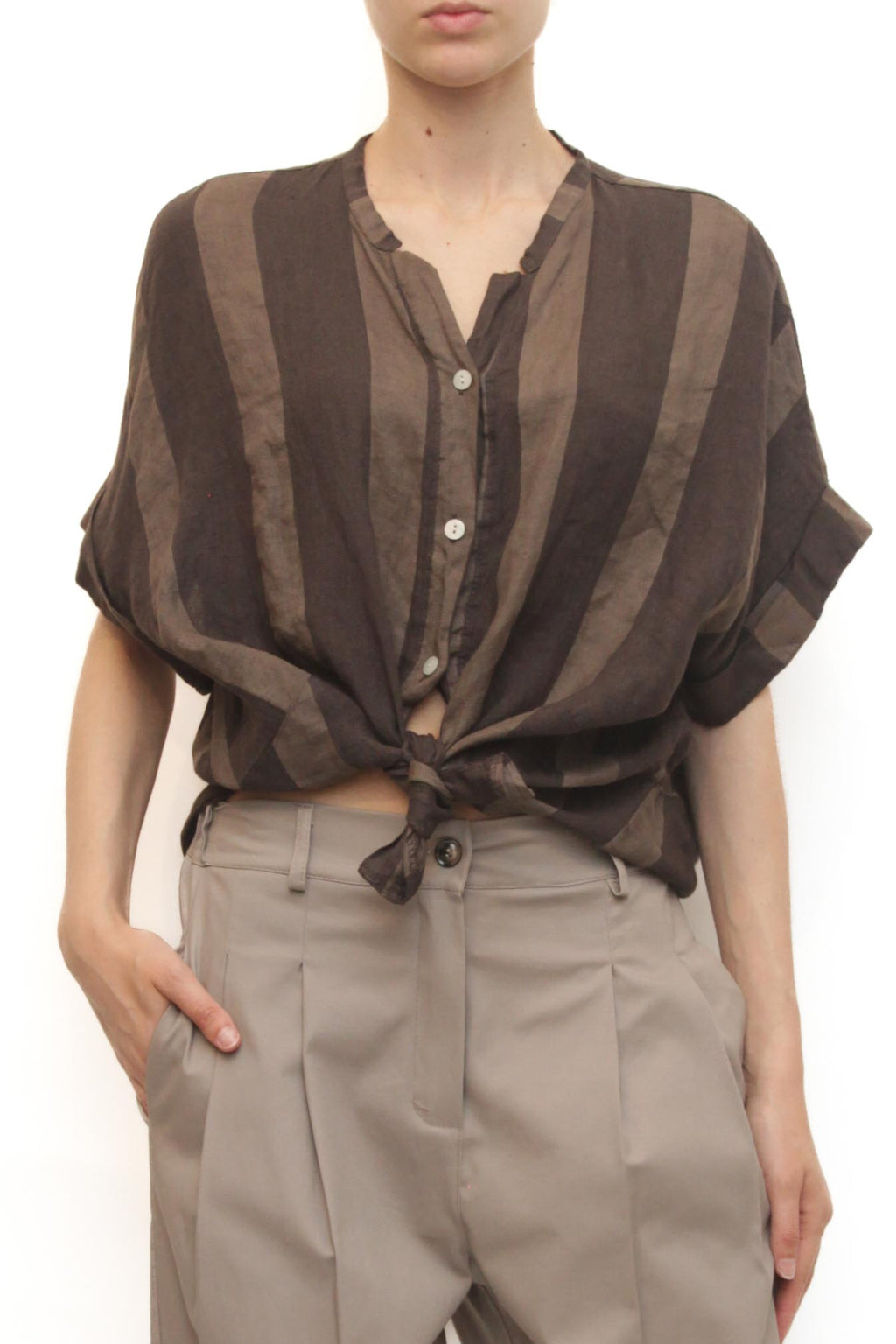 LEVH - Camicia Clermont - Riga militare/moro