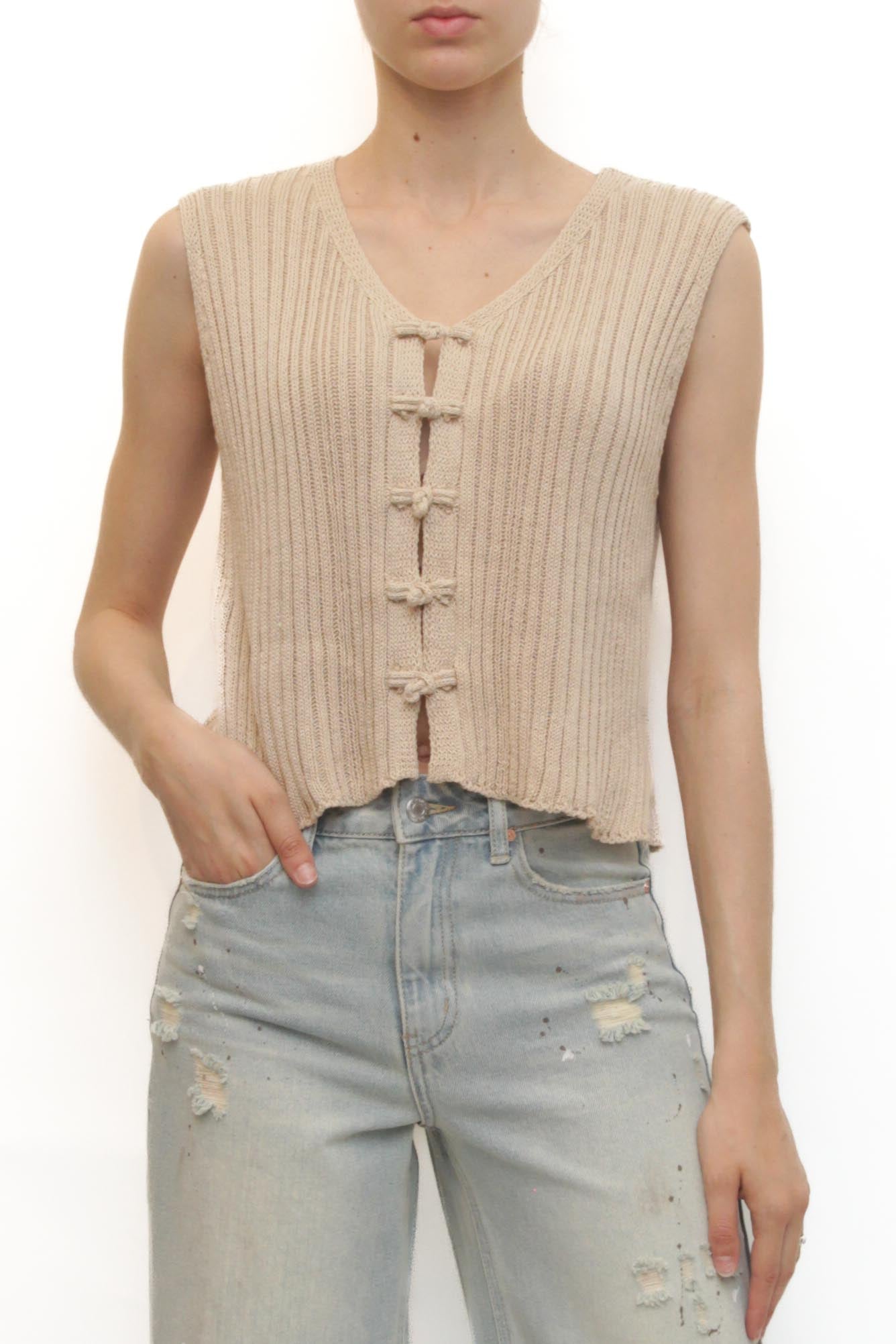 LEVH - Gilet Gwenyth - BEIGE
