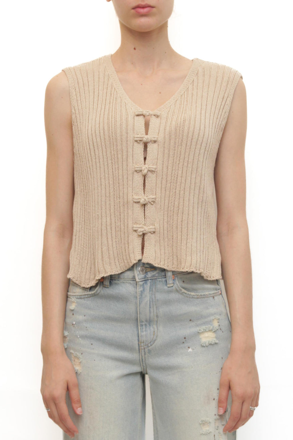 LEVH - Gilet Gwenyth - BEIGE