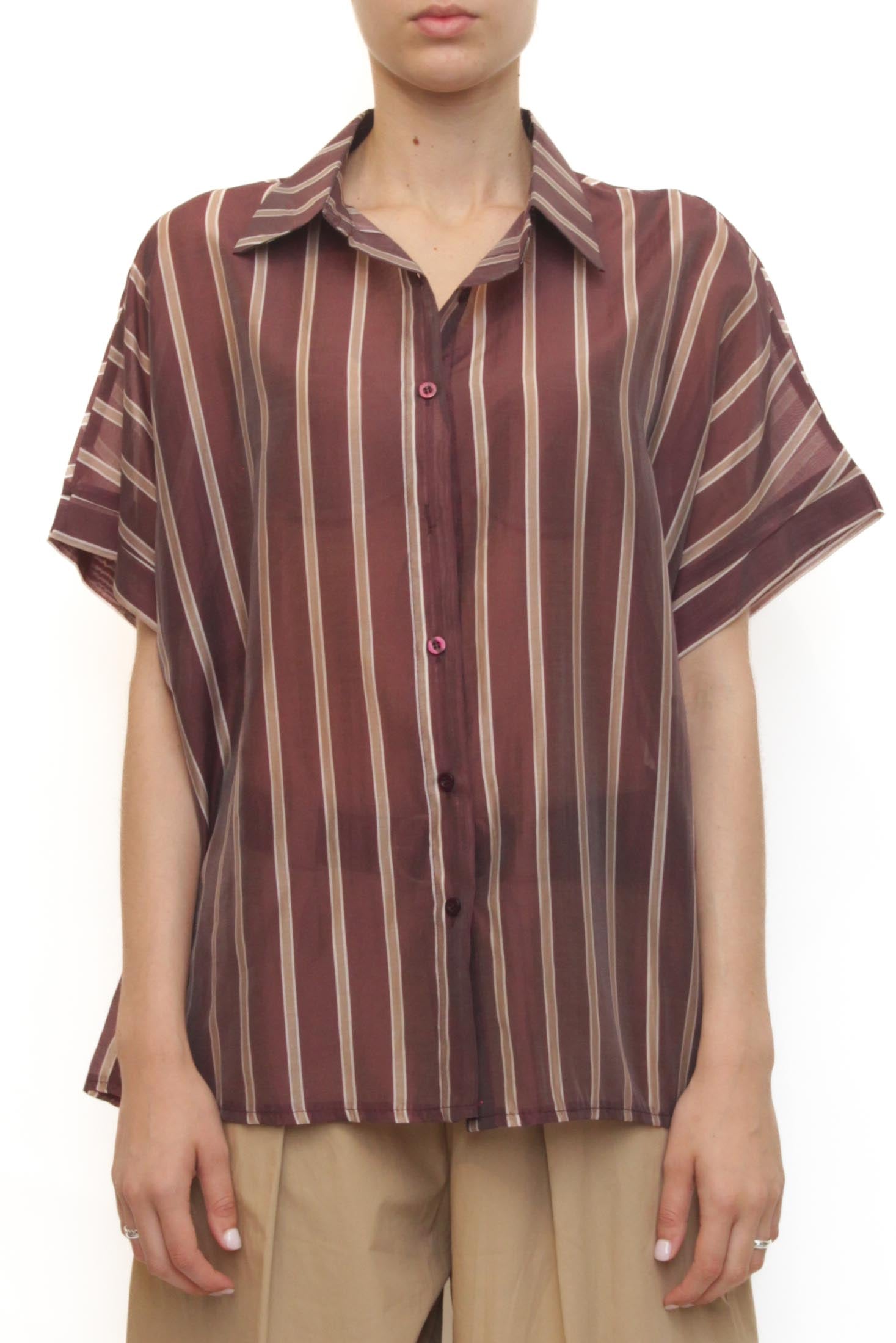 LEVH - Camicia Challans - Riga bord/oro