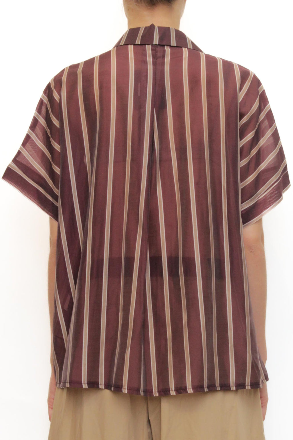 LEVH - Camicia Challans - Riga bord/oro
