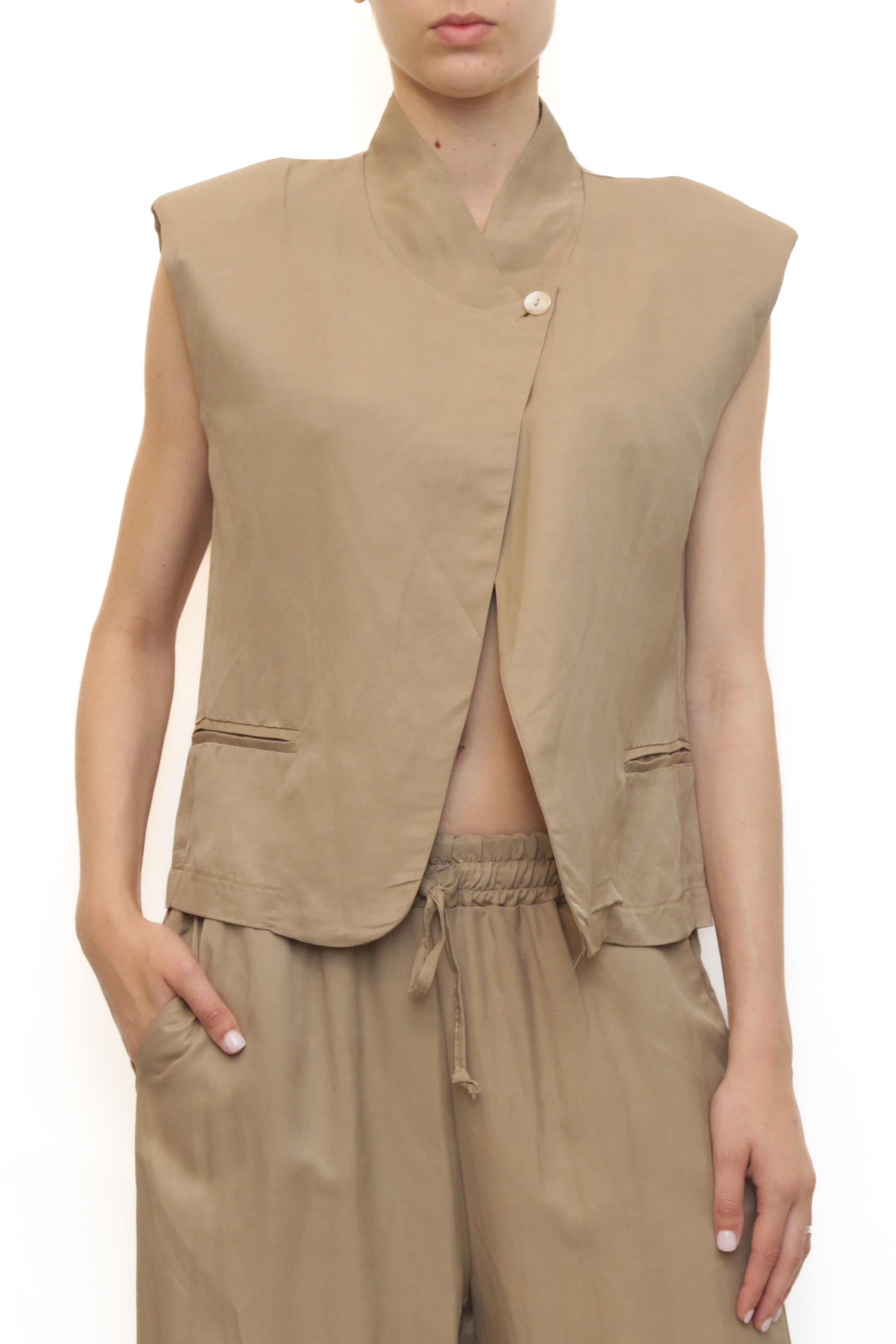 LEVH - Gilet Gussie - BEIGE